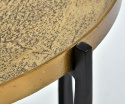 Okrągły stolik kawowy NERO GOLD Belldeco 1B