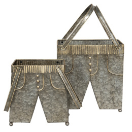 Dekoracyjne osłonki metalowe spodnie Clayre & Eef