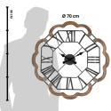 Duży dekoracyjny zegar ścienny ażurowy Clayre & Eef