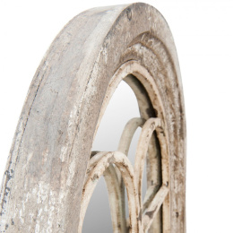 Postarzane lustro vintage w kształcie okna Calyre & Eef