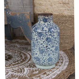 Ceramiczny wazon w kwiaty prowansalski Clayre & Eef