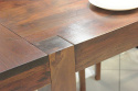 Stół drewniany rozkładany indyjski 120x80 cm