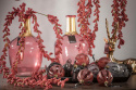 Wazon szklany różowy CAMI dekoracyjny ALURO