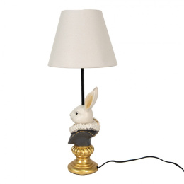 Skandynawska lampa stołowa z królikiem Clayre & Eef