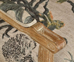Krzesło tapicerowane dębowe Classic Mare Belldeco