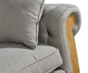 Tapicerowana sofa dębowa salonowa CLASSIC Belldeco 1